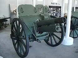 1916 model used by Finland, at the Hämeenlinna Artillery Museum