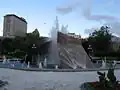 Éclatement II, fountain in front of the Gare du Palais, in Quebec City