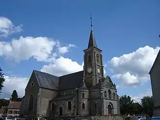 The church in Quarré-les-Tombes