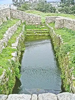 Reservoir in Elviña's hill-fort, A Coruña (Galicia)