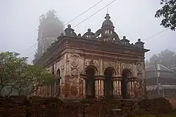 Dalan temple with rekha deul superstructure, Radha Binoda temple at Panchrol, Purba Medinipur district