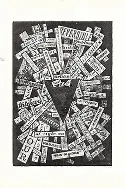 Radoslav Kratina, Font overprint II, monotype (1965)