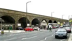 Railway Line over Road at Stanningley.