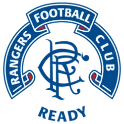 Scroll crest version with banner and 'Ready' motto, worn on shirts between 1990 and 1995