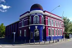 The Town Hall in Rangiora, designed in 1925