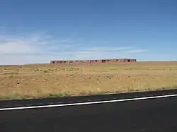 The eponymous red mesa in Red Mesa, July 2007
