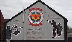 A RHC mural in Rathcoole