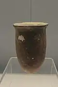 Red Pottery Jar with a Deep Belley, Peiligang culture