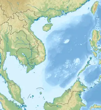 Sinking of Prince of Wales and Repulse is located in South China Sea