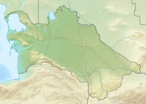 Konye-Urgench is located in Turkmenistan