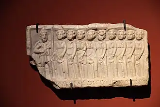 Votive plaque showing Silvanus