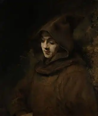 Titus in a Monk’s Habit, by Rembrandt