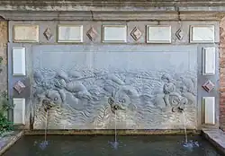 Detail of the eastern fountain