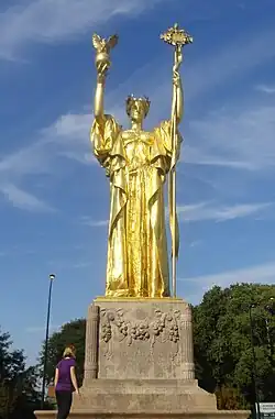 Image 1Replica of Daniel Chester French's Statue of The Republic at the site of the World's Columbian Exposition (from Chicago)
