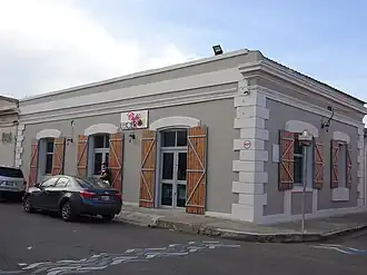 International food restaurant Cafe Lucero on Calle Salmon and Calle Ramon R. Velez