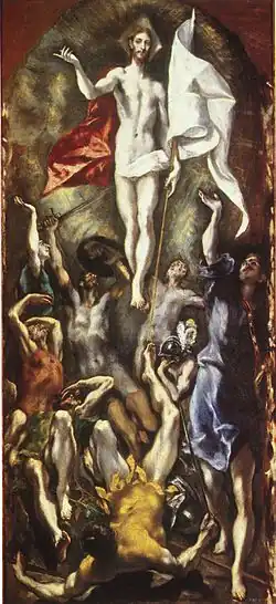 Resurrection 1597-1600 275 x 127&nbsp;cm Museo del Prado (Madrid)