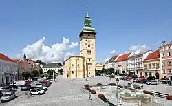 Main square of Retz