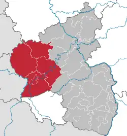 Regierungsbezirk Trier (1974-1999) in Rhineland-Palatinate