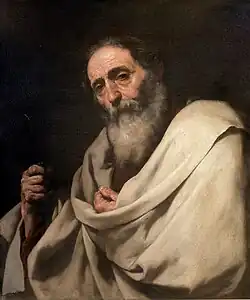 Apostle, Saint Bartholomew, 1630–1635, 77 x 64&nbsp;cm., Museo del Prado