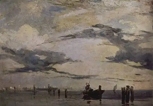 View of the Lagoon Near Venice, 1827. Louvre