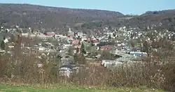 Ridgway from Elk County Country Club, April 2010