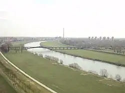 View of a river from the air