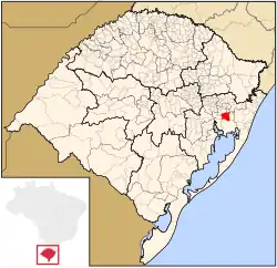 Location of Gravataí