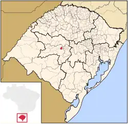 Location within Rio Grande do Sul