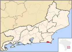 Location in Rio de Janeiro