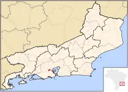 Location of São João de Meriti