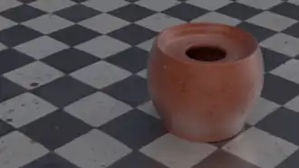 3D model of a Roman Ritt. 13 inkpot