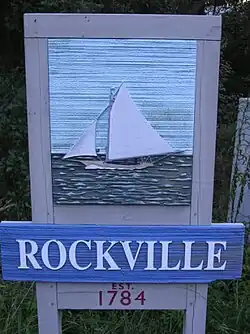 Sign entering Rockville