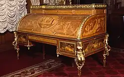 Rolltop desk dated 1777–1781 probably made for Pierre Beaumarchais