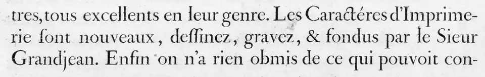The Romain du roi, the first "transitional" typeface