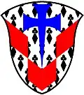 a chevron rompu reversed - Ermine; a chevron rompu reversed gules ...