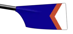 Image showing the rowing club's blade colours