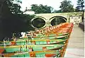 The rowing boats on the River Nidd are a tourist attraction