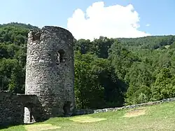 Round tower with gate