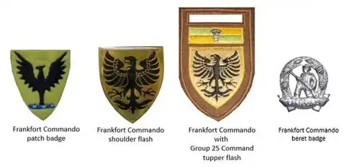 SADF era Frankfort Commando insignia
