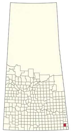 Location of the RM of Reciprocity No. 32 in Saskatchewan