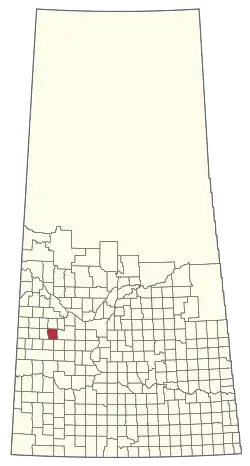Location of the RM of Grandview No. 349 in Saskatchewan