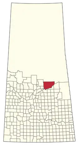 Location of the RM of Torch River No. 488 in Saskatchewan