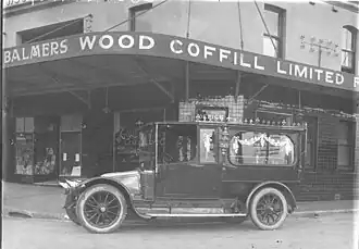 1919 model Renault hearse, Australia, c. 1930