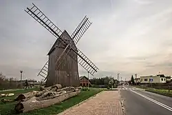 Preserved old post mill