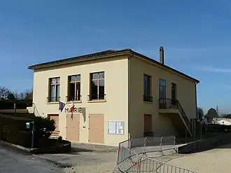 The town hall in Saint-Agne