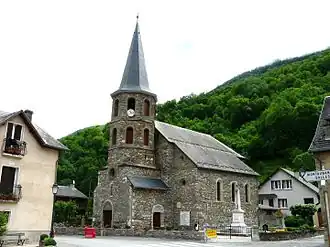The church in Saint-Mamet
