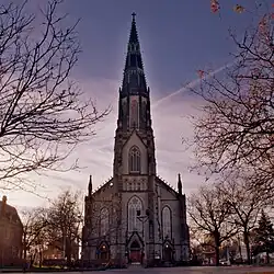 Façade of the church
