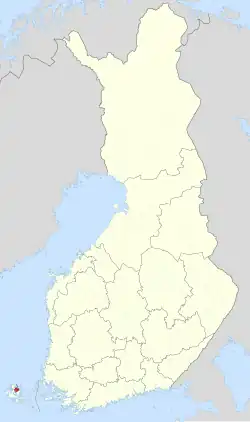 Location of Saltvik in Finland
