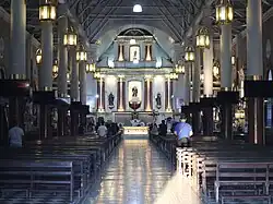 Church interior in 2022
