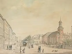 Sankt Annæ Plads, watercolour
